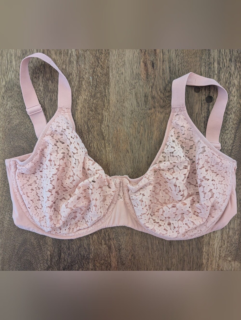 Chantelle Pink Norah Comfort Underwire Bra Size US 32H